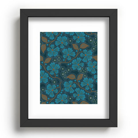 Mirimo Flora Blue Recessed Framing Rectangle