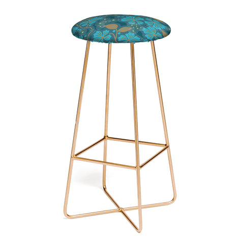 Mirimo Flora Blue Bar Stool