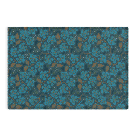 Mirimo Flora Blue Outdoor Rug