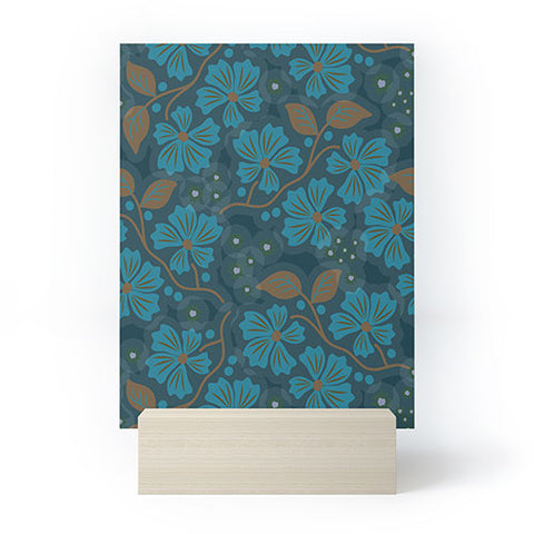 Mirimo Flora Blue Mini Art Print