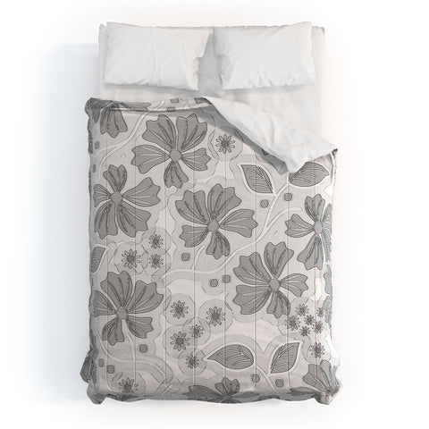 Mirimo Flora Gray Comforter