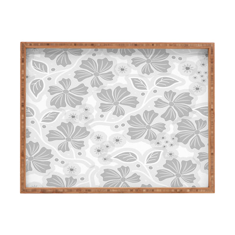 Mirimo Flora Gray Rectangular Tray