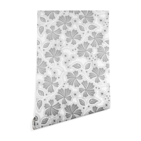 Mirimo Flora Gray Wallpaper