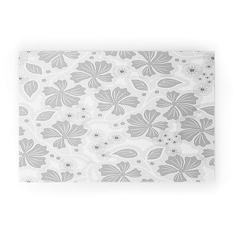 Mirimo Flora Gray Welcome Mat