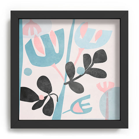 Mirimo Floral Abstract Recessed Framing Square