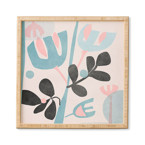 Mirimo Floral Abstract Framed Wall Art