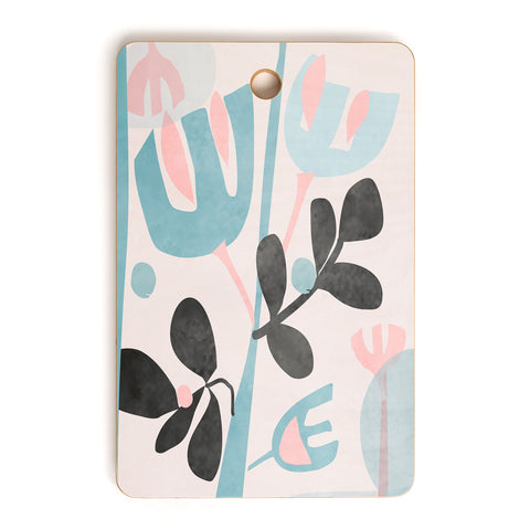 Mirimo Floral Abstract Cutting Board Rectangle