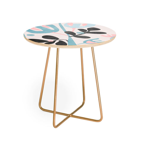 Mirimo Floral Abstract Round Side Table