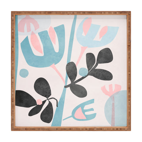 Mirimo Floral Abstract Square Tray
