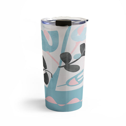 Mirimo Floral Abstract Travel Mug