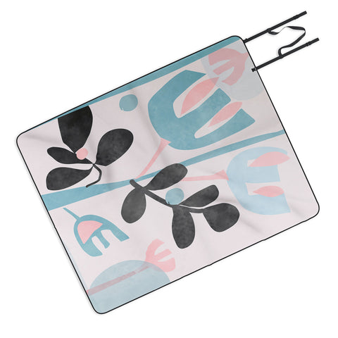 Mirimo Floral Abstract Picnic Blanket