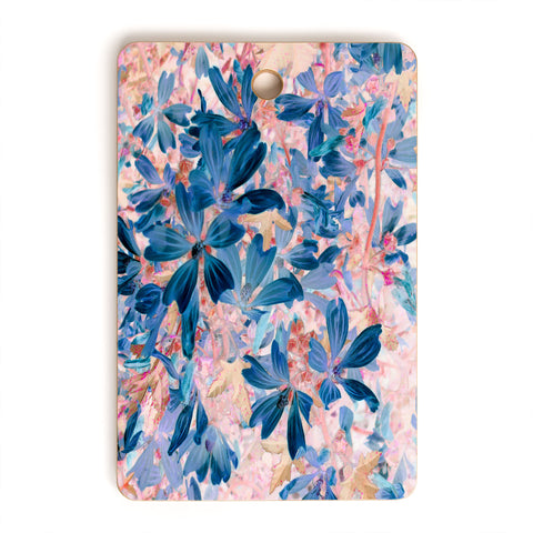 Mirimo Floralia Blue Cutting Board Rectangle