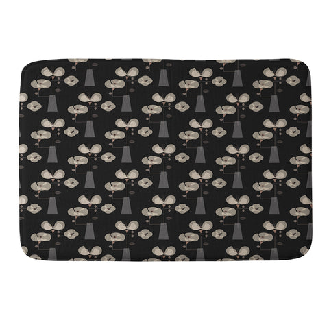Mirimo Florentia Black Memory Foam Bath Mat