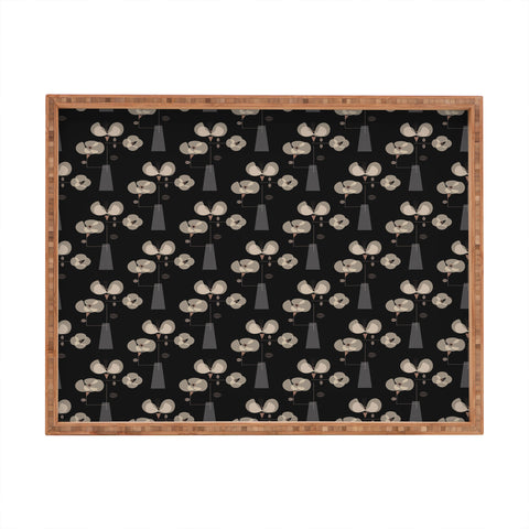 Mirimo Florentia Black Rectangular Tray