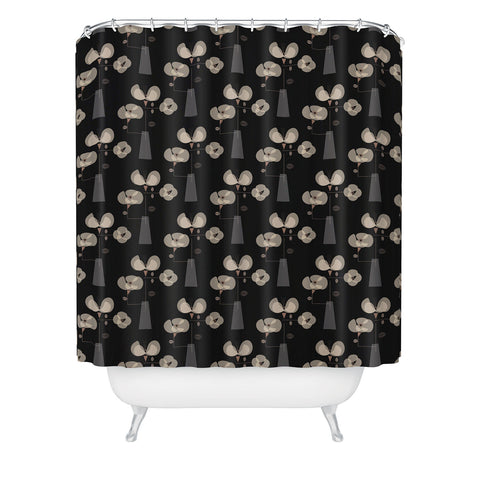 Mirimo Florentia Black Shower Curtain