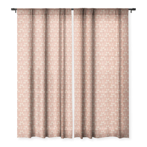 Mirimo Florentia Peach Sheer Window Curtain