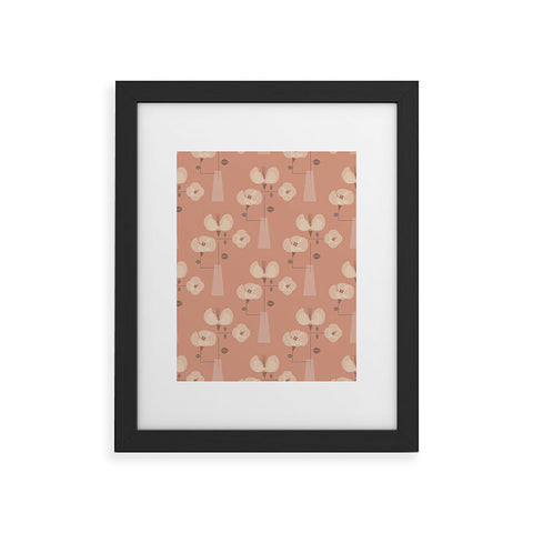 Mirimo Florentia Peach Framed Art Print