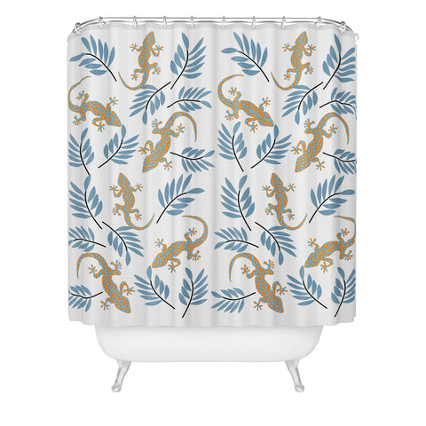 Mirimo Gecko Meeting Shower Curtain