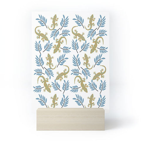 Mirimo Gecko Meeting Mini Art Print