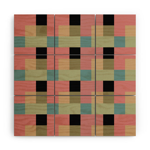 Mirimo Geometric Trend 1 Wood Wall Mural