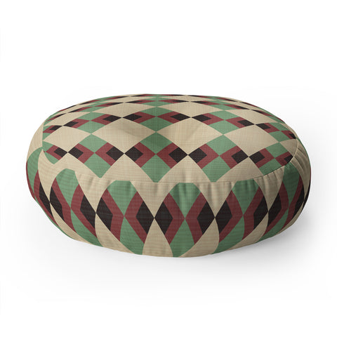 Mirimo Geometric Trend 2 Floor Pillow Round