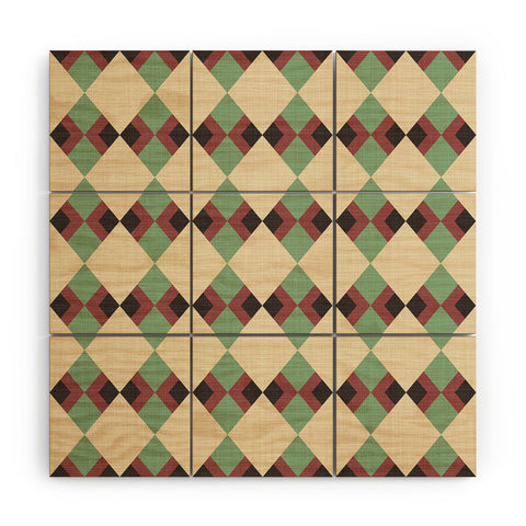 Mirimo Geometric Trend 2 Wood Wall Mural