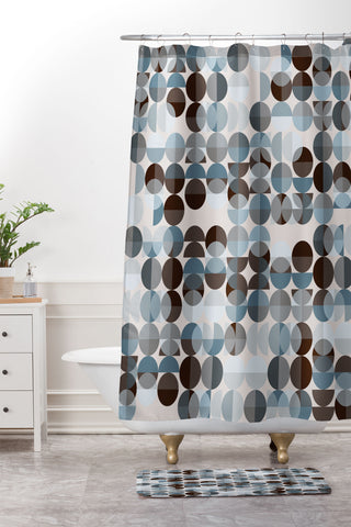 Mirimo GeoPlay 01 Shower Curtain And Mat