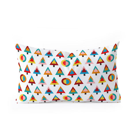 Mirimo GeoXmas Oblong Throw Pillow