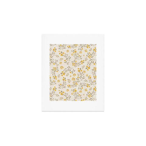 Mirimo Gold Blooms Art Print