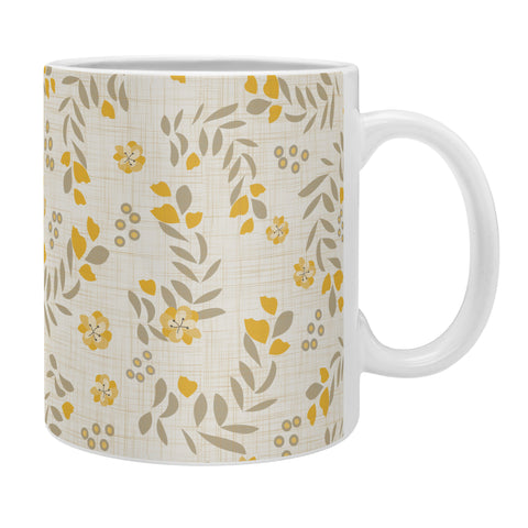 Mirimo Gold Blooms Coffee Mug