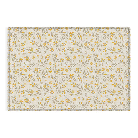 Mirimo Gold Blooms Outdoor Rug