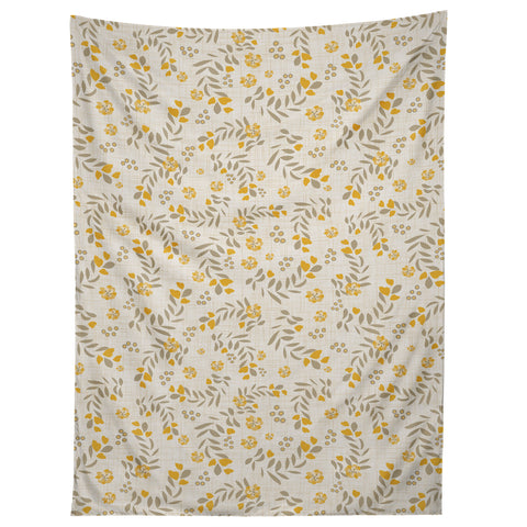 Mirimo Gold Blooms Tapestry