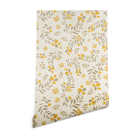 Mirimo Gold Blooms Wallpaper