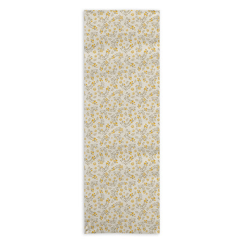 Mirimo Gold Blooms Yoga Towel