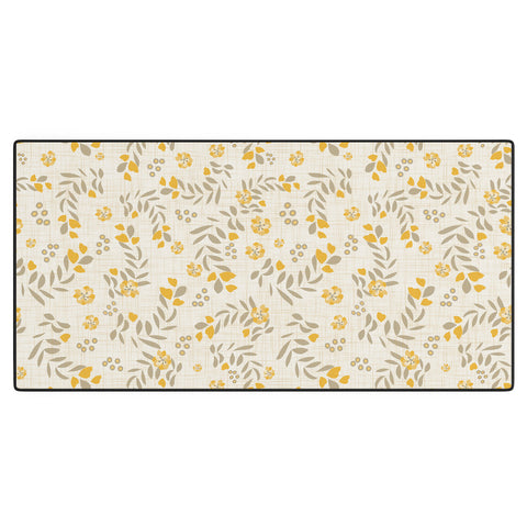 Mirimo Gold Blooms Desk Mat