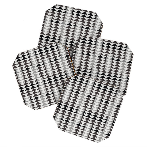 Mirimo Gray Geo Coaster Set