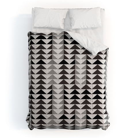 Mirimo Gray Geo Comforter