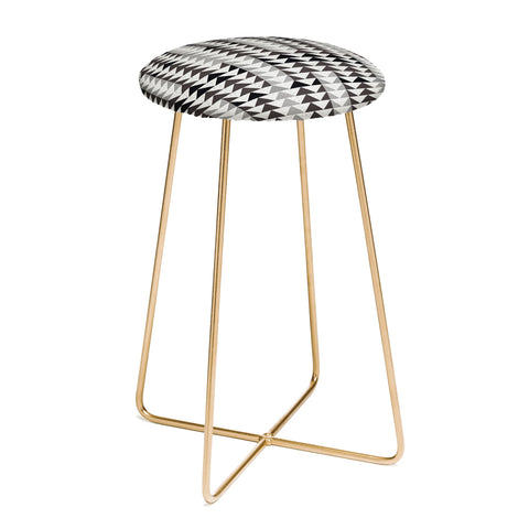 Mirimo Gray Geo Counter Stool