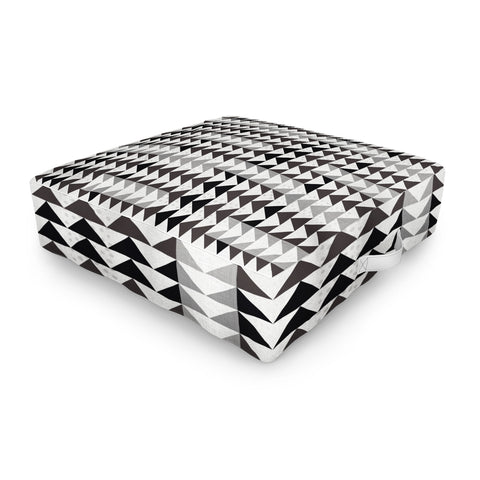 Mirimo Gray Geo Outdoor Floor Cushion