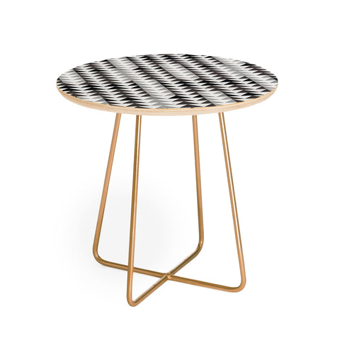 Mirimo Gray Geo Round Side Table