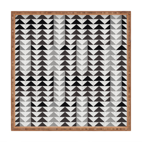 Mirimo Gray Geo Square Tray