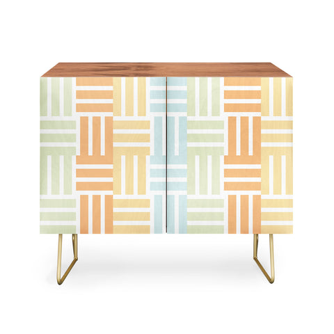 Mirimo Grid on Pastels Credenza