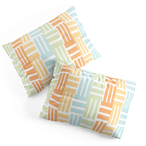 Mirimo Grid on Pastels Pillow Shams