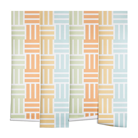 Mirimo Grid on Pastels Wall Mural