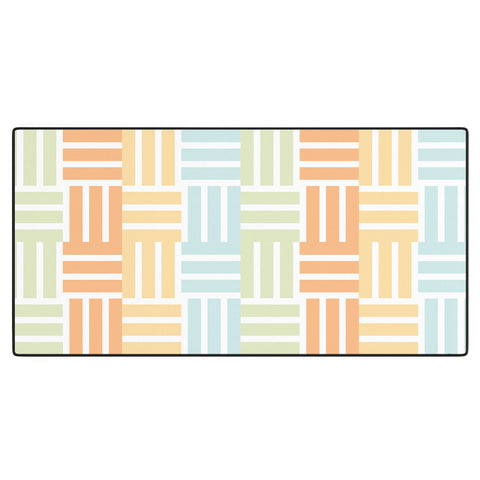 Mirimo Grid on Pastels Desk Mat