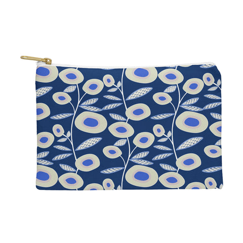 Mirimo Groovy Blooms Indigo Pouch