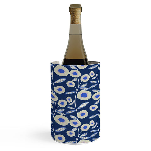 Mirimo Groovy Blooms Indigo Wine Chiller