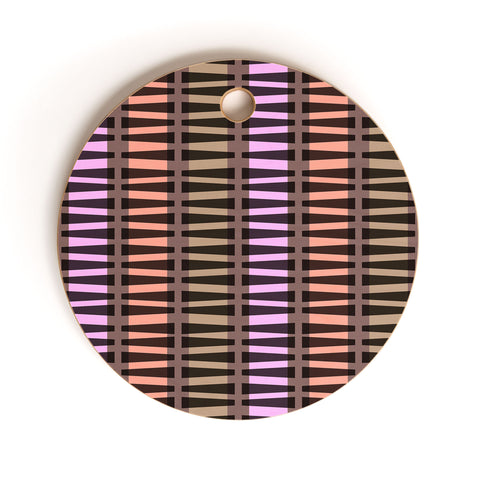 Mirimo Korath Striped Cutting Board Round