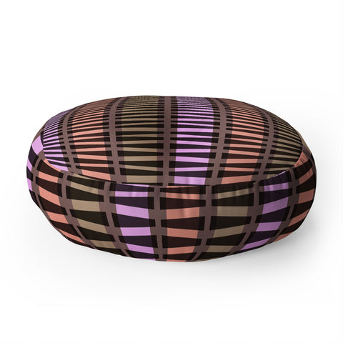 Mirimo Korath Striped Floor Pillow Round