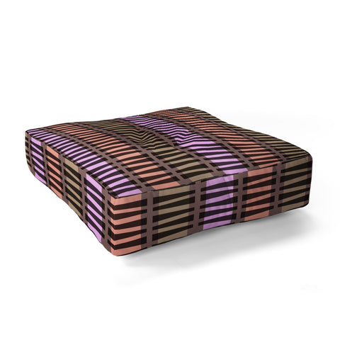 Mirimo Korath Striped Floor Pillow Square